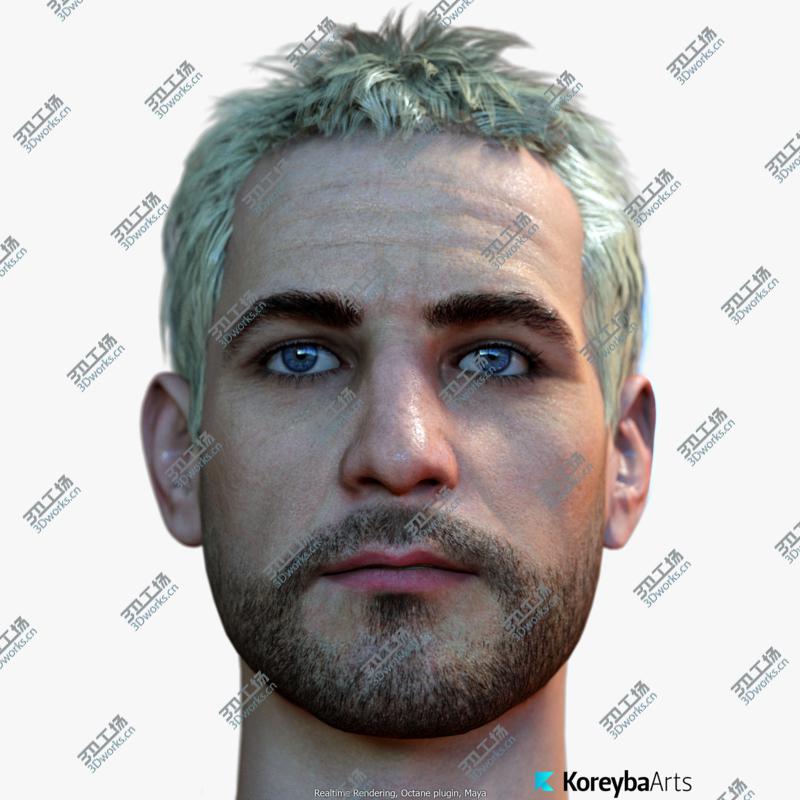 images/goods_img/202105072/Male Head AlexV2, 12 skins 7 eye colors Real-time/1.jpg